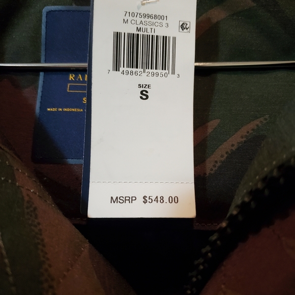 Polo Ralph Lauren Camo Faux Fur Down Parka Jacket - Picture 4 of 12